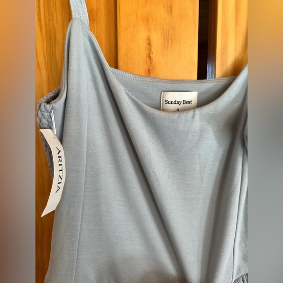 Aritzia Sunday Best Light Blue Jumpsuit Medium NWT - Picture 6 of 11